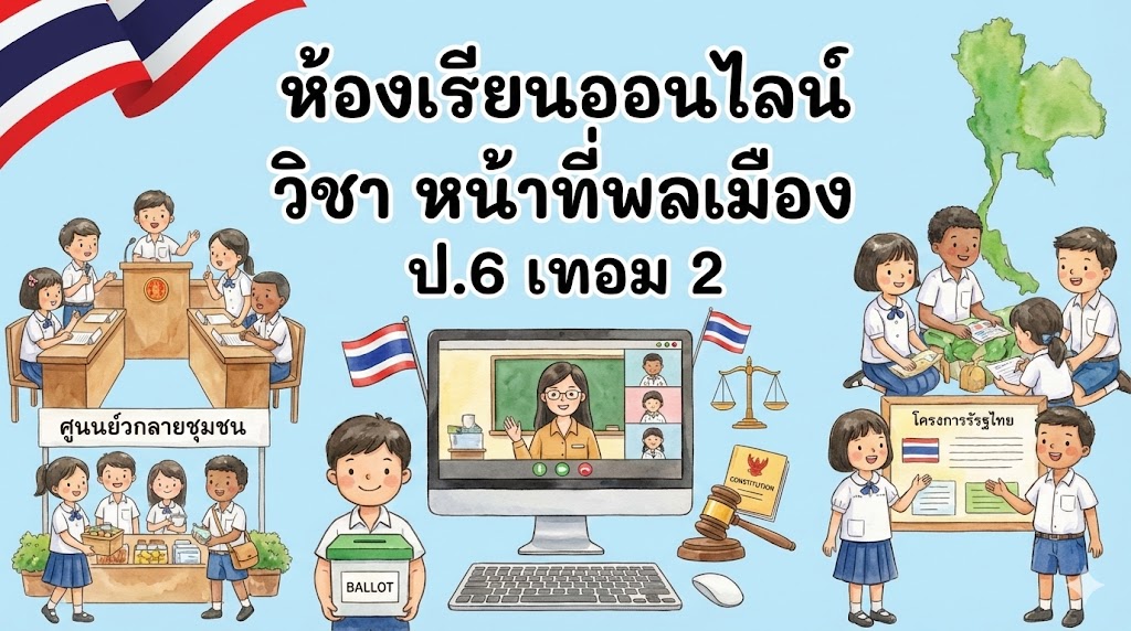 หน้าที่พลเมือง ป.6 เทอม 2
