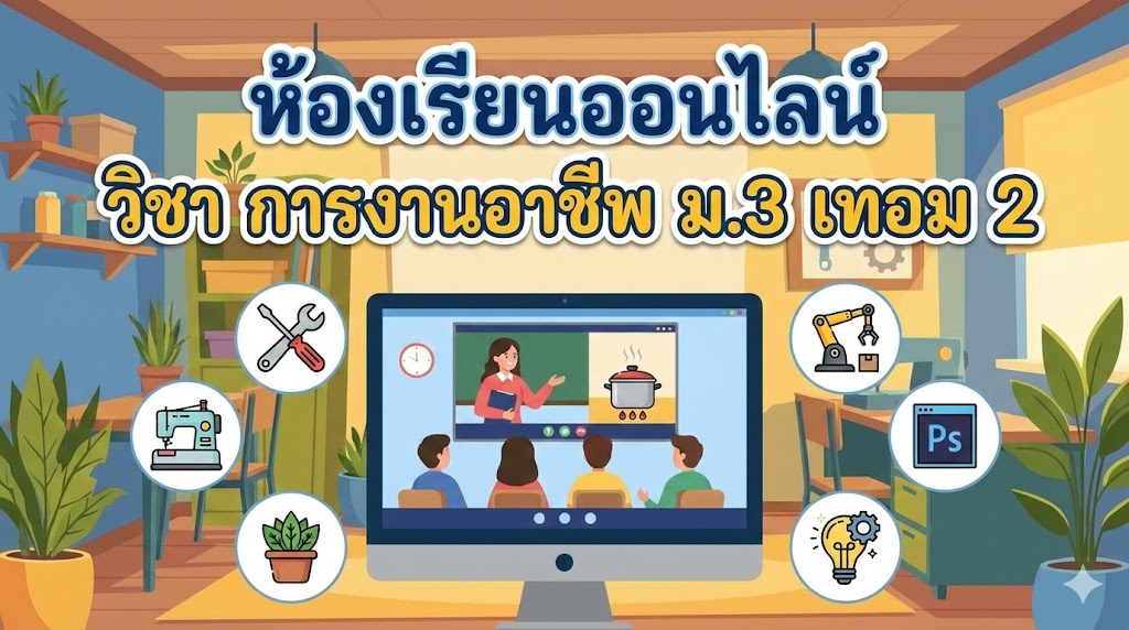 การงานอาชีพ ม.3 เทอม 2 